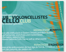 Cello Club Mailing Card